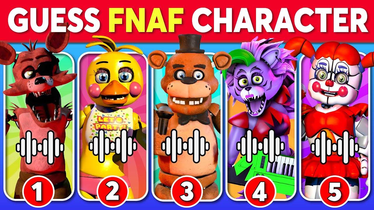 Guess The Five Night At Freddy's Character 🐻 By Dance, Emoji, Voice 💃 _ FNAF Quiz 2024