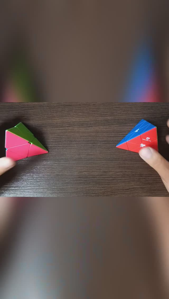 Настоящий пираминкс 2x2 #pyraminxcube #pyraminx2x2 #shorts