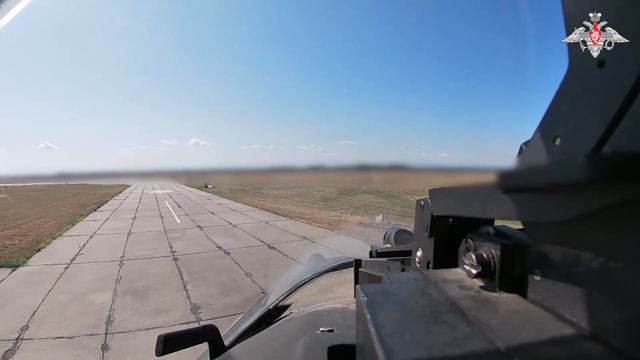 Плановое патрулирование Су-35с в приграничных районах Курской области