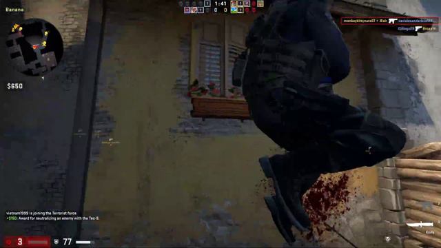 csgo 3 health knife rush