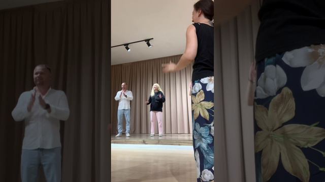 Репетиция в театре «Чайка». Актриса Инна Сандракова