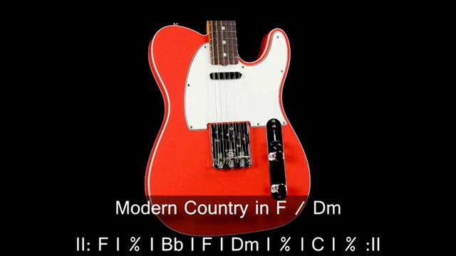 Modern Country Backing Track In F