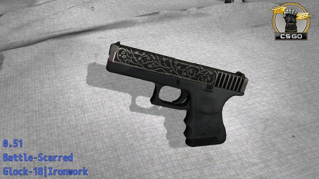 Glock 18  Ironwork  Wear/Float