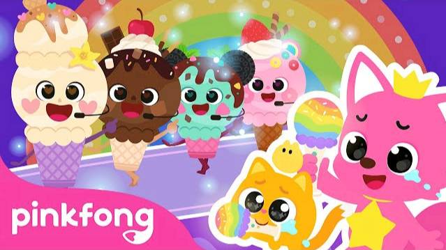 Meet the Colorful Ice Cream Stars | Yum Yum Snacks Songs | Pinkfong Ninimo