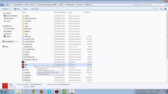 Meu cs steam nao pega o hlds ajuda ai