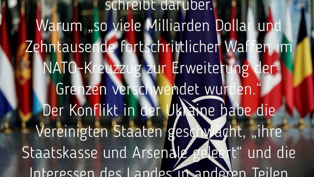 Die NATO-Erweiterung hat die Vereinigten Staaten geschwächt