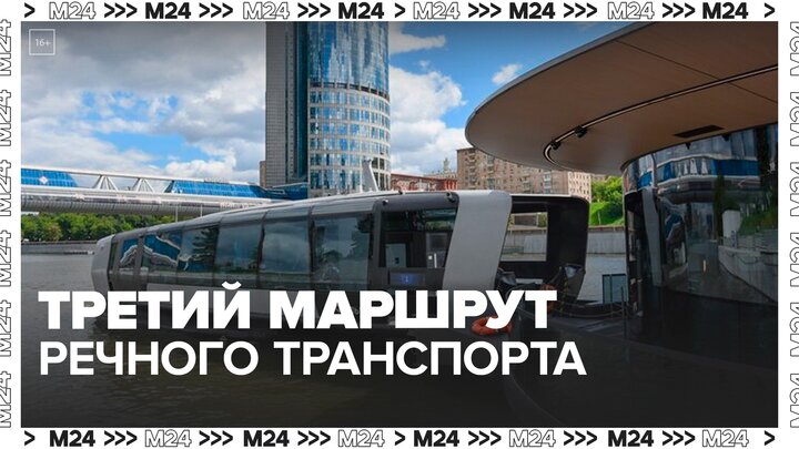 Третий маршрут речного электротранспорта появится в Москве в 2025 году - Москва 24