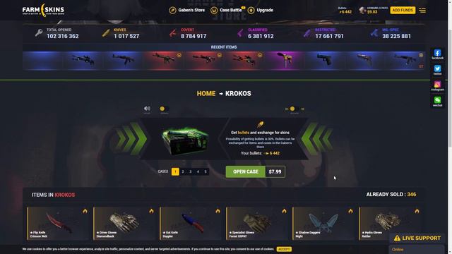 FARMSKINS CASE OPENING AND EPIC WIN (PROMO CODE 2023)