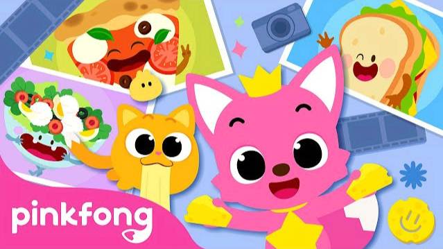 Say ch ch ch ch cheese! Cheese Photo Studio | Yum Yum Snacks Songs | Pinkfong Ninimo