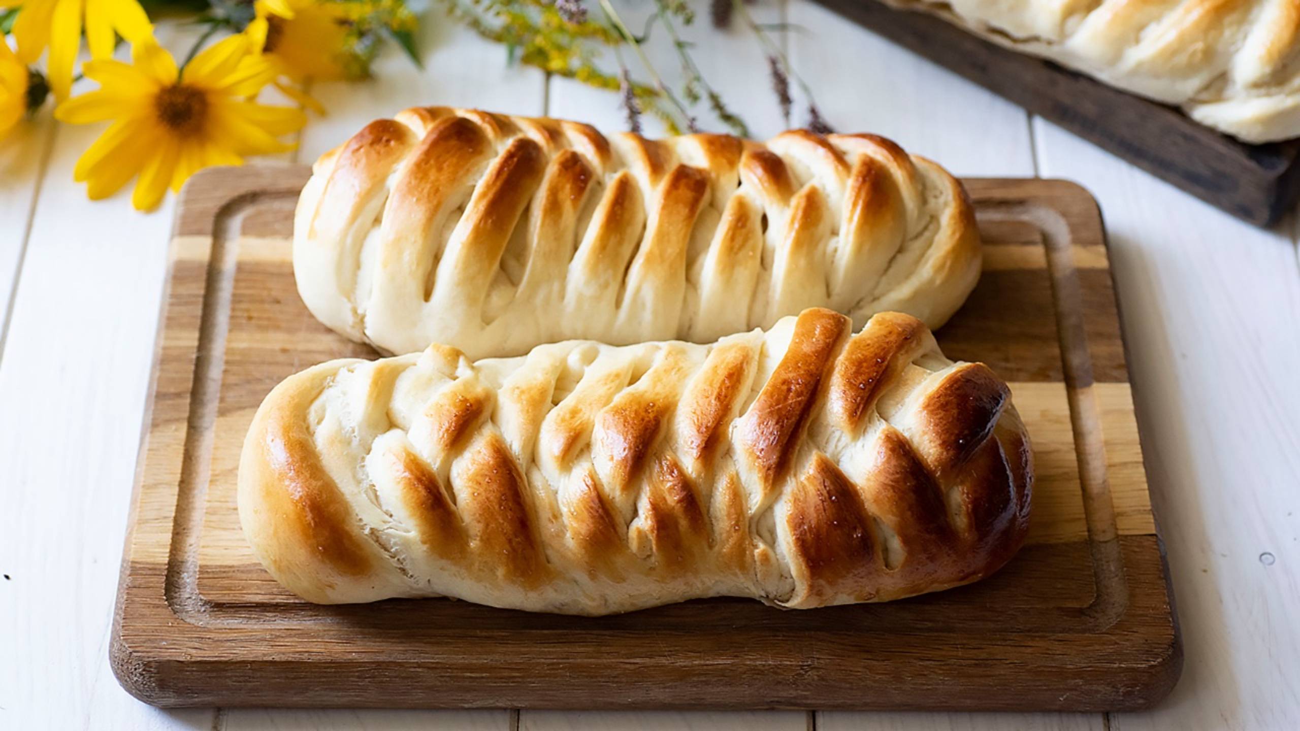 🥐 Как испечь булочки на закваске с яблоками? Печем вкусные плетенки с начинкой, как в магазине!