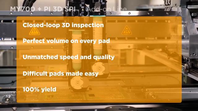Связь 3D SPI серии PI с каплеструйными принтерами Mycronic серий MY600 и MY700