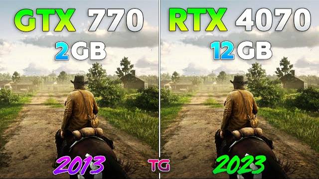 GTX 770 vs RTX 4070 - 10 Years Difference