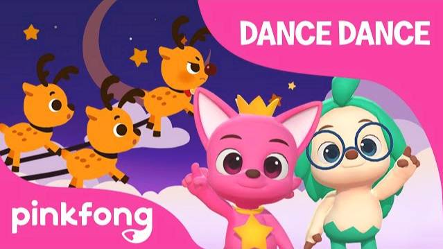 Santa's Reindeer | Christmas Carol | Dance Dance | Pinkfong Songs for Children