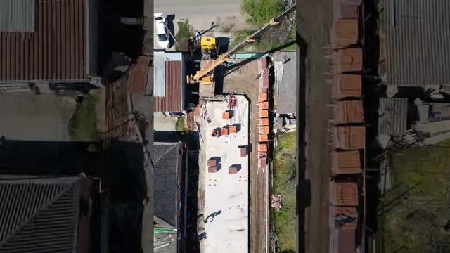 Приём кирпича