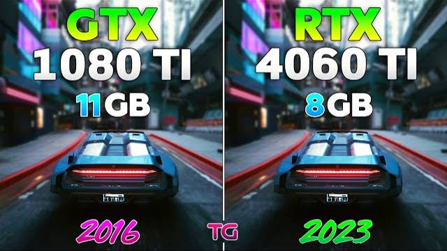 GTX 1080 Ti vs RTX 4060 Ti - Test in 10 Games