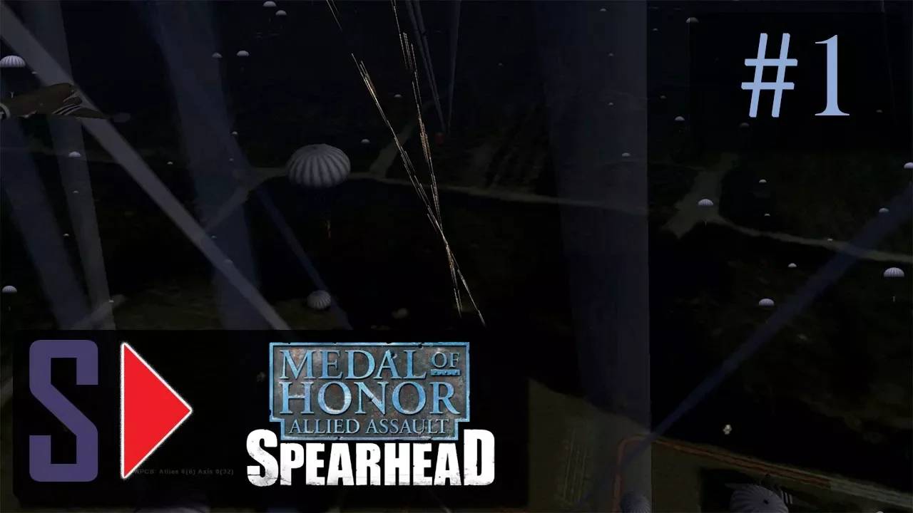 Medal of Honor： Allied Assault Spearhead (сложность ＂Тяжело＂) - #1 Добро пожаловать во Францию