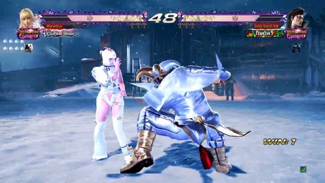 Tekken 7 Marvelous (Lili) Vs (Dragunov) SoliD-StonE-XW Ranked Omega