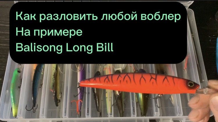 Как я разловил воблер Балисонг Лонг Бил