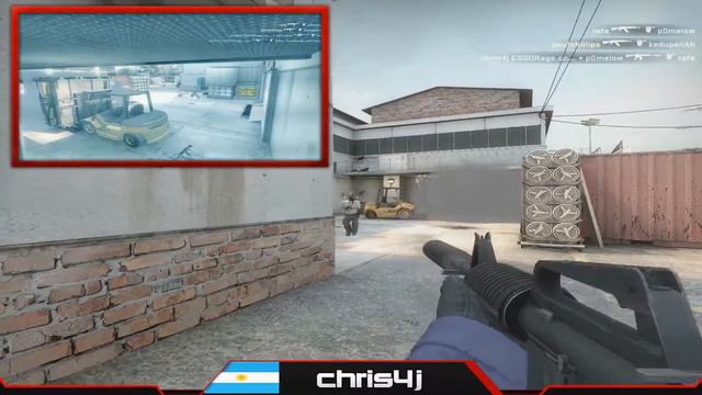 CS:GO chris4j and his M4A1-s -4 @de_cache