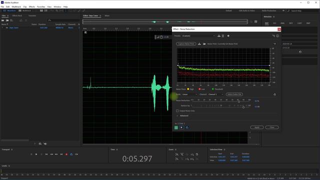 Запись и обработка звука в программе Adobe Audition