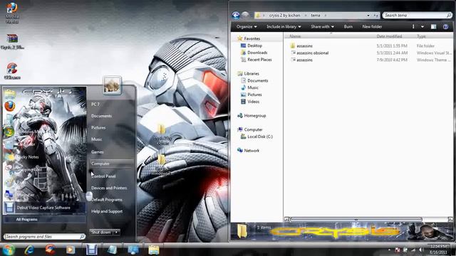 Best Crysis theme For Windows 7