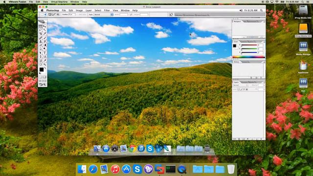 Screencast Photoshop CS2 in VMware Fusion