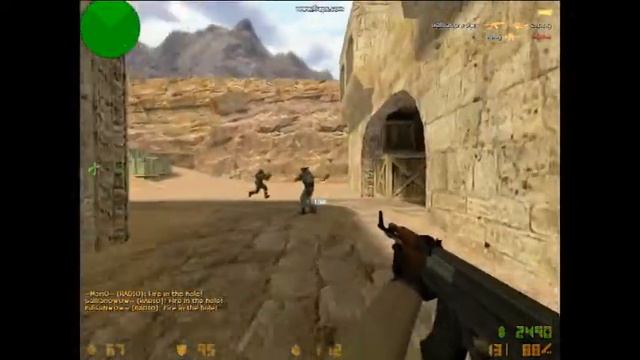 Counter-Strike movie - average skills and frags amateur. (part1)