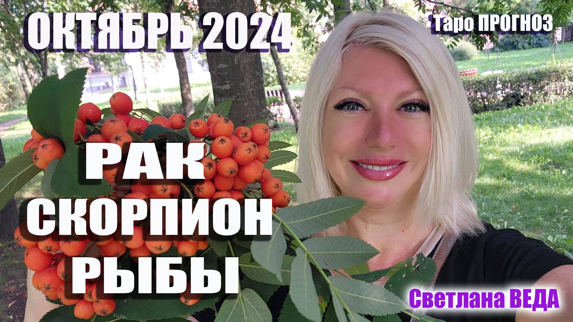 #Гороскоп СКОРПИОН РАК РЫБЫ Октябрь 2024 #Таро #онлайн Светлана ВЕДА