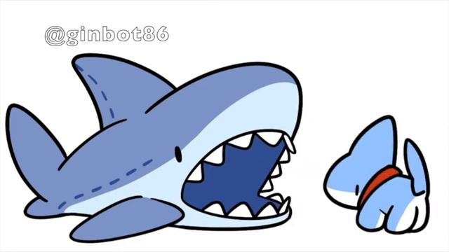 Plush shark but it's dubbed with Half Life SFX #halflife