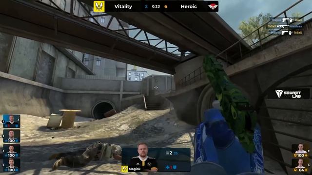 CS GO - MAGISK CRAZY DEAGLE ACE ON OVERPASS!!! #csgodaily