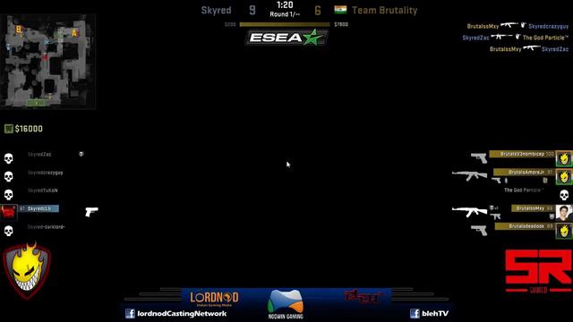 ESEA Open Asia-Pacific: Brutality (India) vs Skyred (Vietnam)