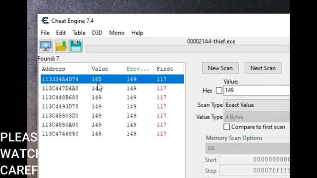 CHEAT ENGINE THIEF SIMULATOR