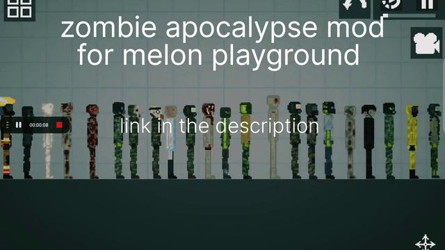 zombie apocalypse mod for melon playground