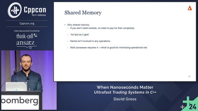 When Nanoseconds Matter: Ultrafast Trading Systems in C++ - David Gross - CppCon 2024