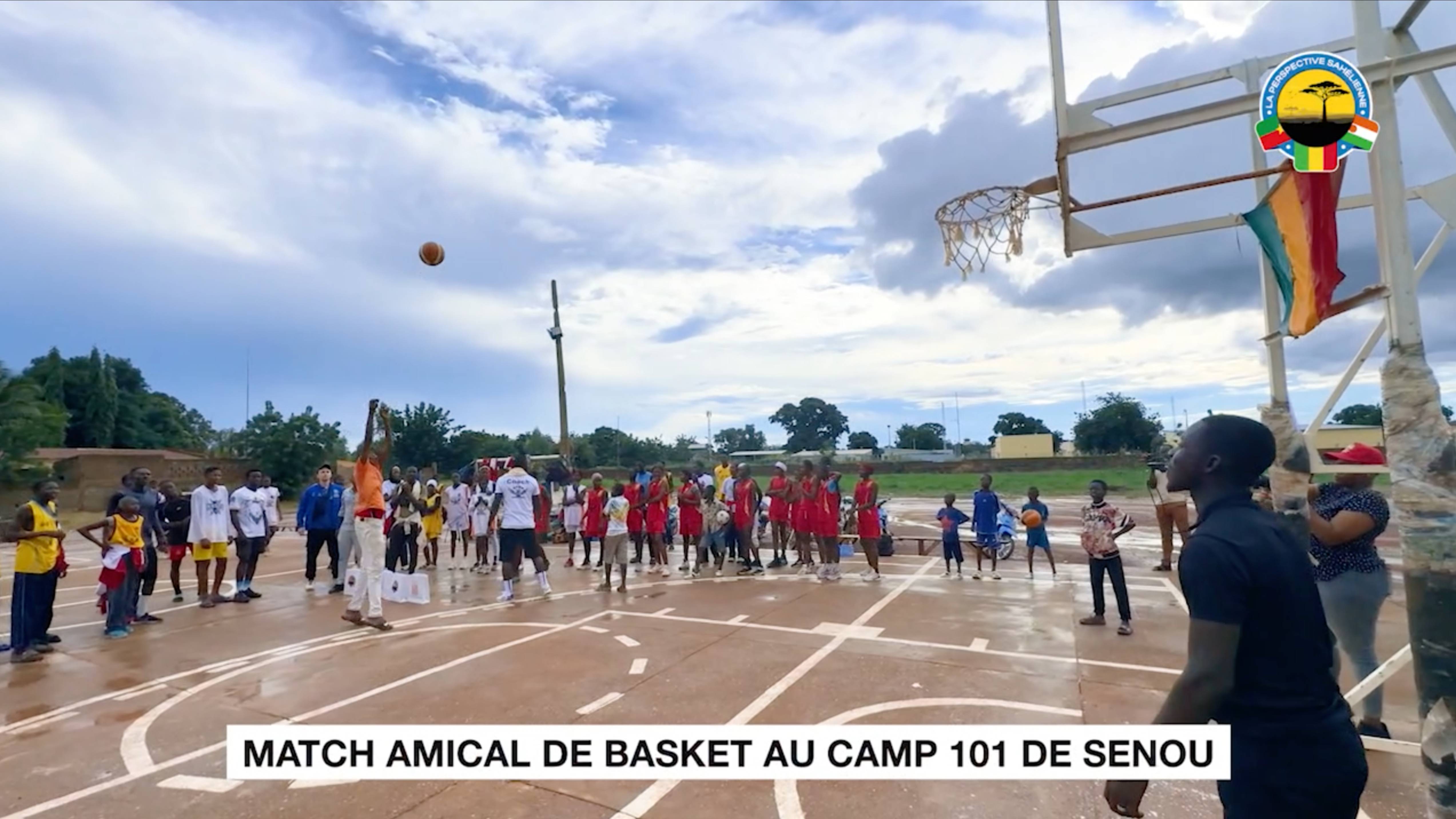 Match de BasketBall entre les équipes féminines du Camps 101 de Sénou