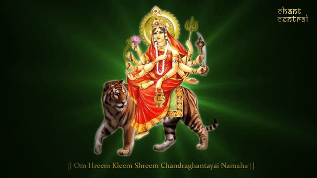 Наваратри День 3 Мантра Чандрагханта (Тритья) 108 раз