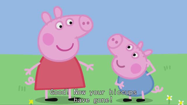 Peppa Pig S1 11 Hiccups английский с субтитрами