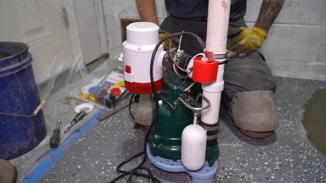 TRIPLE Safe Sump Pump System Installation