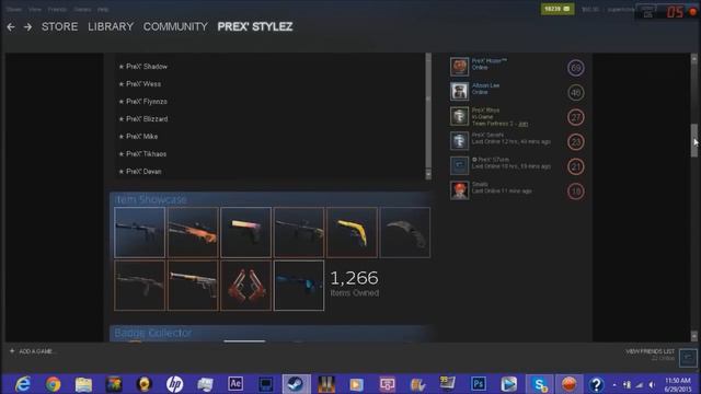 #RipSkins PreX' Stylez's $2k Inventory CS:GO Phished