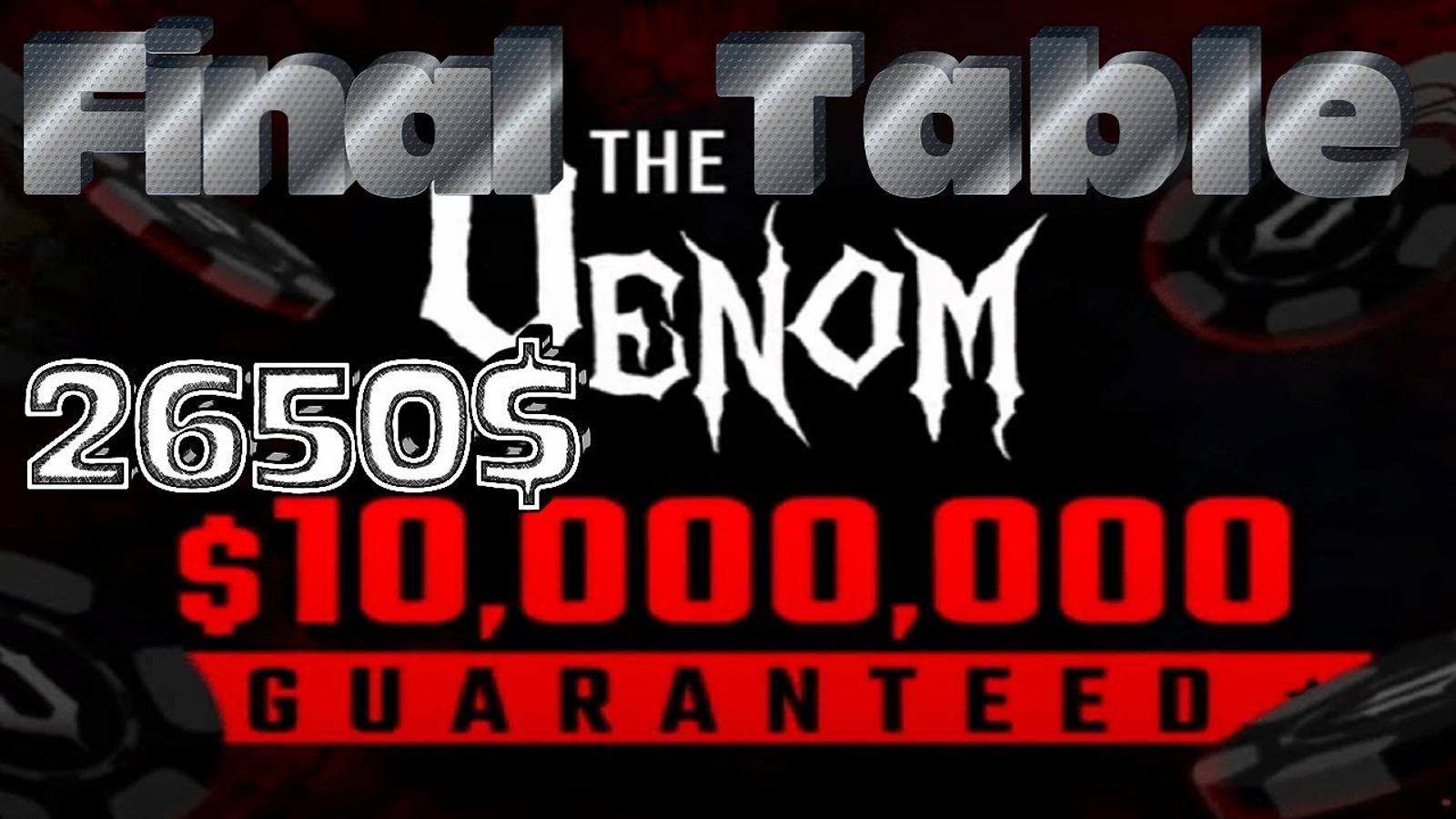 Americas Cardroom The venom ФИНАЛЬНЫЙ СТОЛ 10.000.000$ GTD