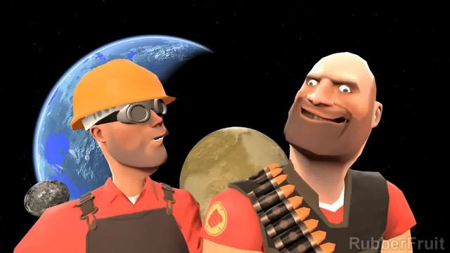 Engineer and Heavy in space Russian