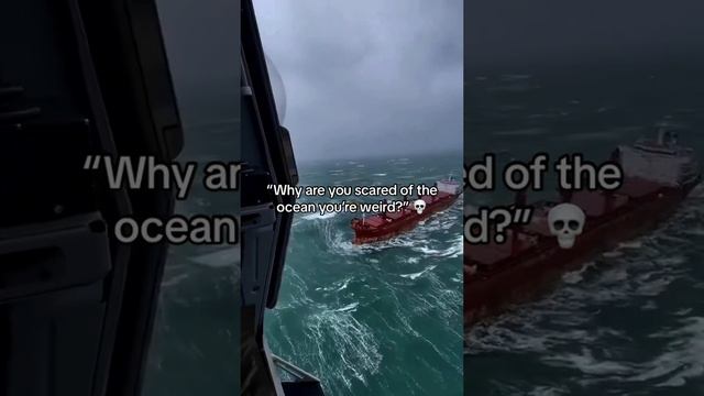 scared ocean