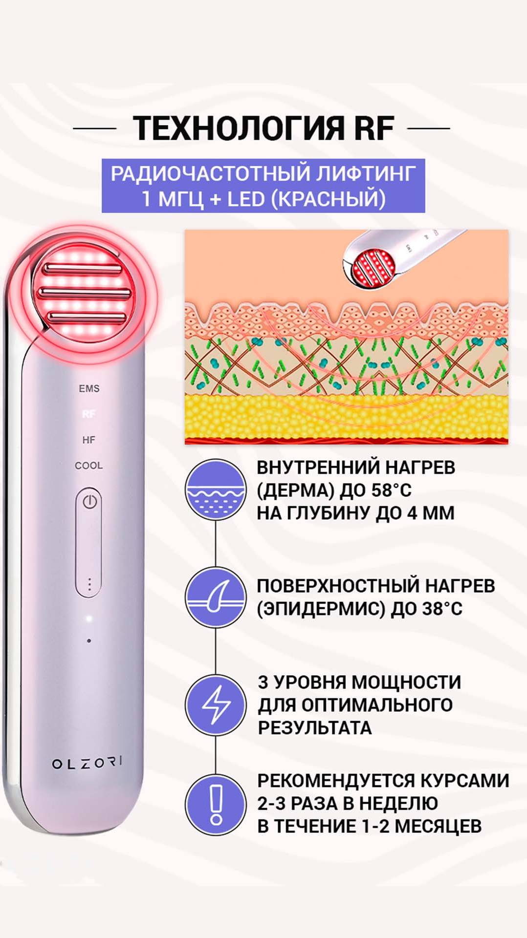 Как повысить упругость кожи и улучшить рельеф? Рассказываем про функцию RF прибора Splando