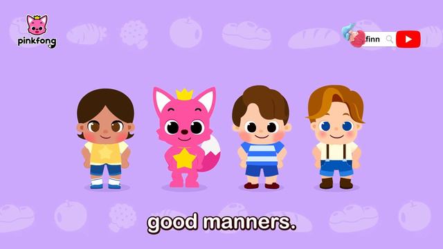 Learn Good Table Manners song | Healthy Habit For Kids | Fun Educational Songs | Pinkfong Baby Shark