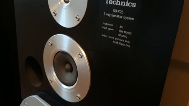 Technics SB -X25 полочники с невероятным басом!