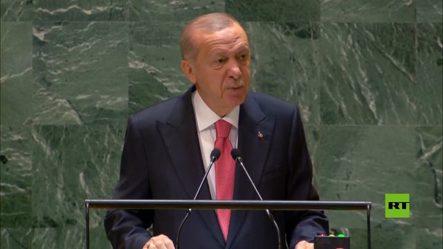 أردوغان ينتقد الأمم المتحدة من منبرها