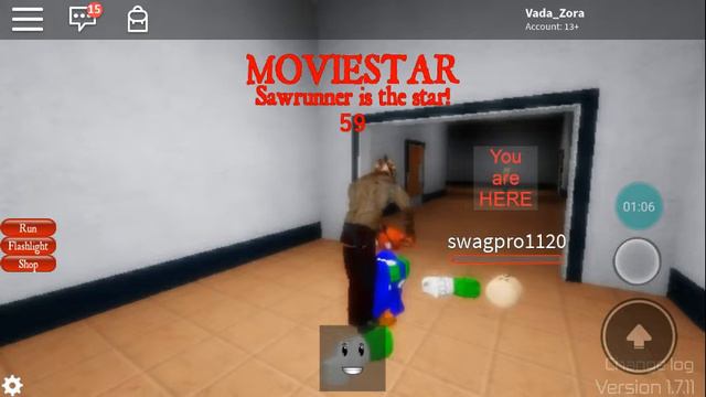 Roblox Midnight Horrors: Sawrunner is the star