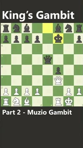 Triple Sacrifice (King's Gambit: Muzio Variation)