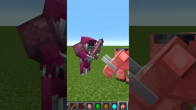 Zoglin vs Ancient Skeleton Warrior in Minecraft #shorts #Minecraft