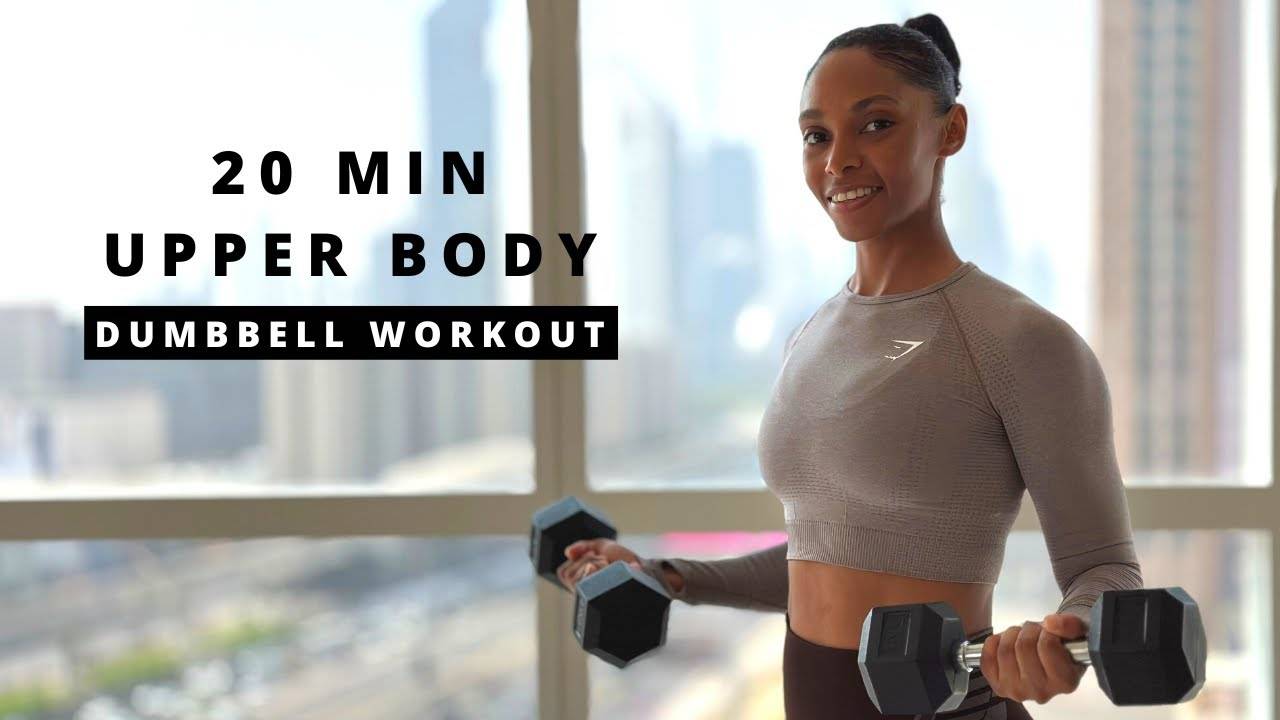 MrandMrsMuscle - 20 min UPPER BODY DUMBBELL Strength Workout